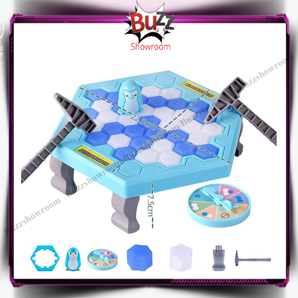 Penguin Trap Ice Breaking Mainan Keluarga Fun Family Time Pinguin