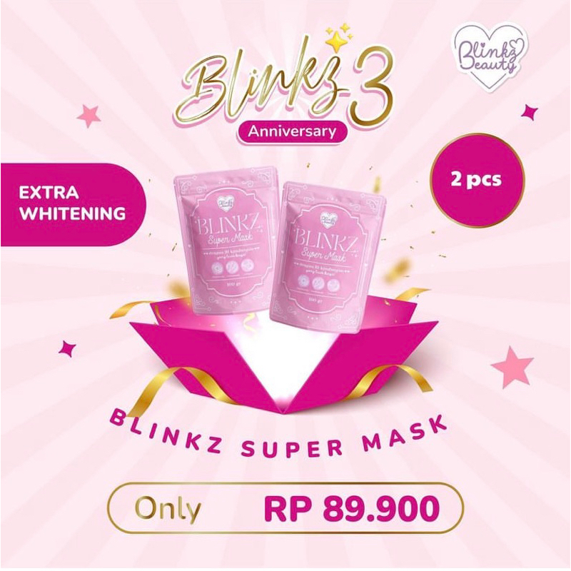 Blinkz Anniversary SALE !! Blinkz Soap Blinkz Super Toner Blinkz Super Mask