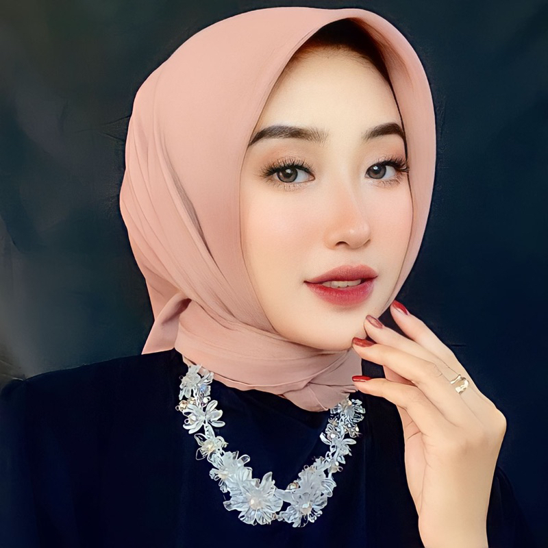 SyamilahHijab-Premium Necklace Crystal Beads / Kalung Hijab Kristal