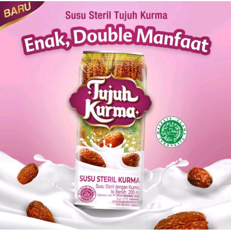 SUSU TUJUH KURMA KALENG 200ML