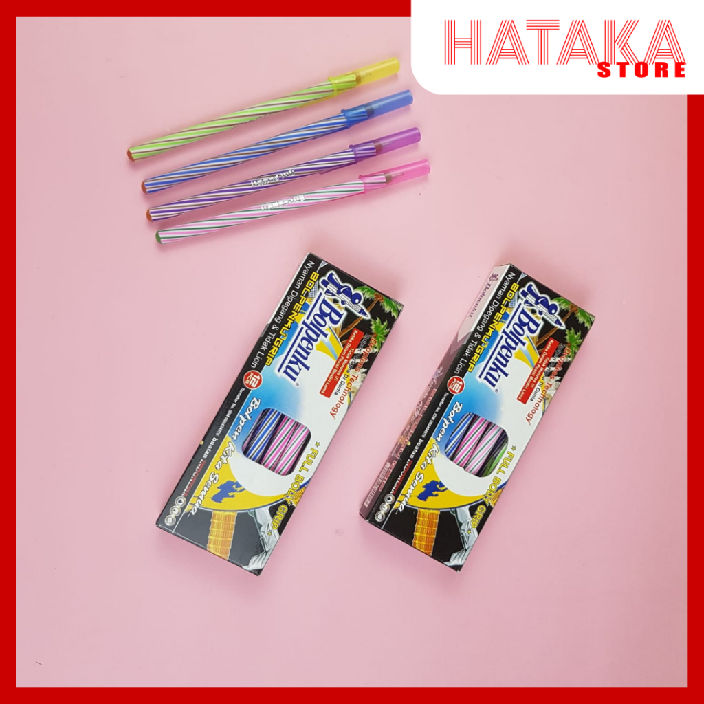

(12pcs) Bolpoint Polpen Bolpenku Bolpoint Lerek Pen Spiral Doreng Lerek Murah