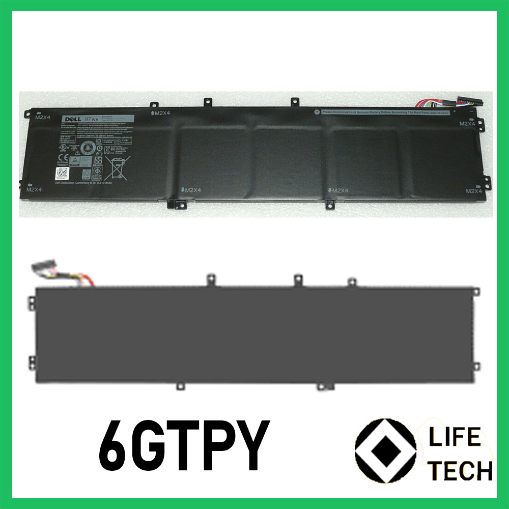 Baterai Laptop Dell XPS 15 6GTPY 7590 9550 9560 9570 Precision 5510 5520 5530