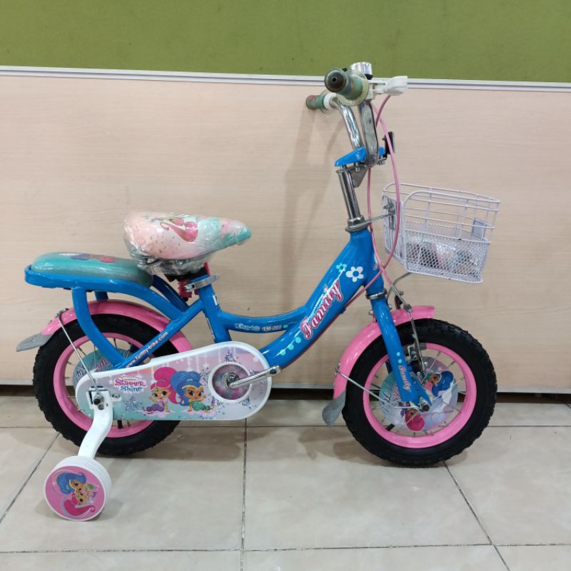 SEPEDA ANAK MINI FAMILY LM 201 SHIMMER SHINE 12 DAN 16 INCH