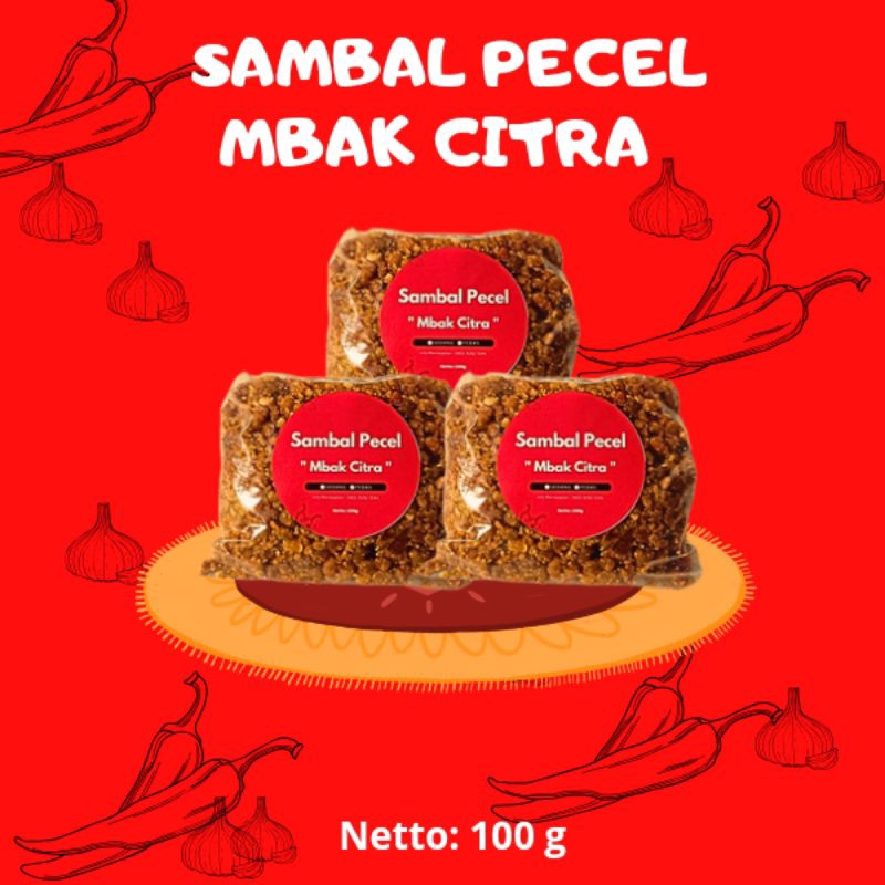 

SAMBAL BUMBU PECEL MEDIUN "MBAK CITRA" SEDANG 100gram