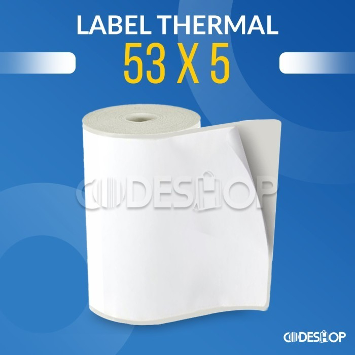 Label Barcode 53 x 5 Thermal Continous 53x5