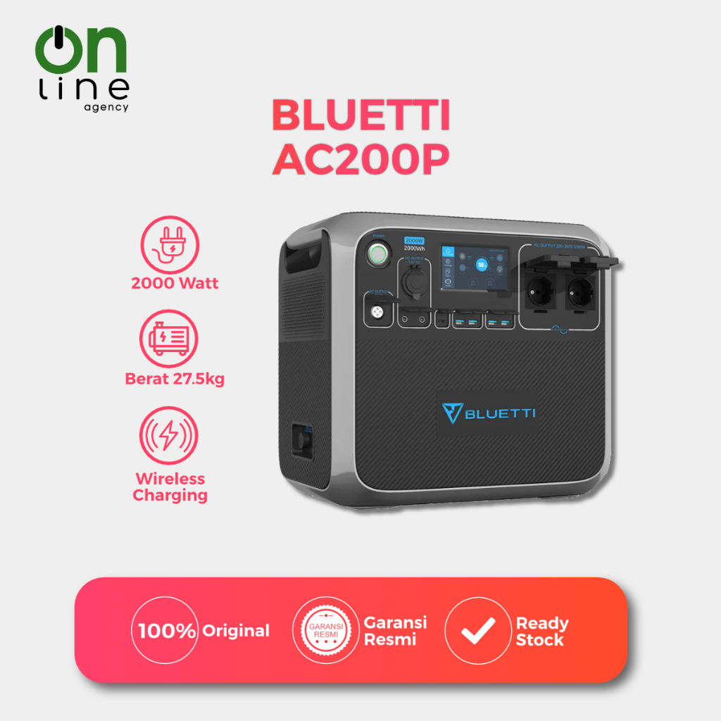 BLUETTI AC200P Portable Power Station | 2000W 2000Wh