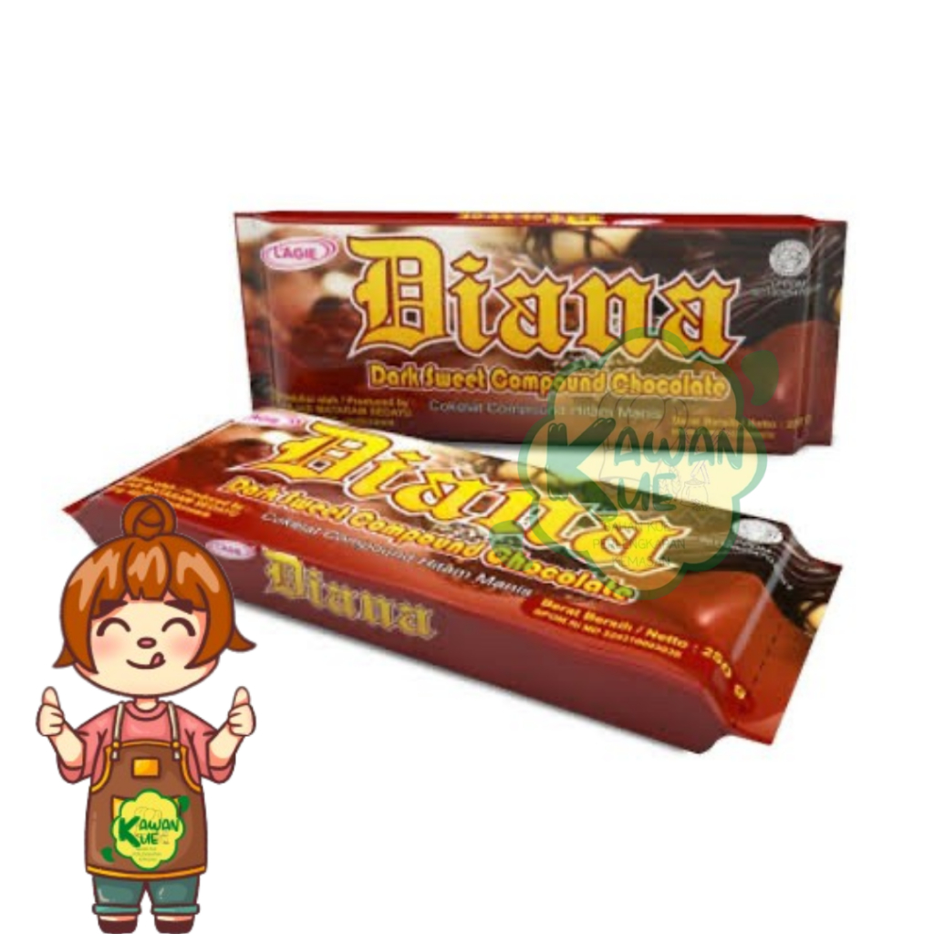 

DIANA CHOCOLATE DARK COMPOUND 250GR- COKLAT BATANG