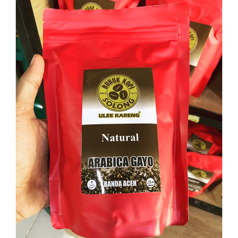 

Bubuk Kopi Arabika Natural 125 gr Solong Ulee Kareng