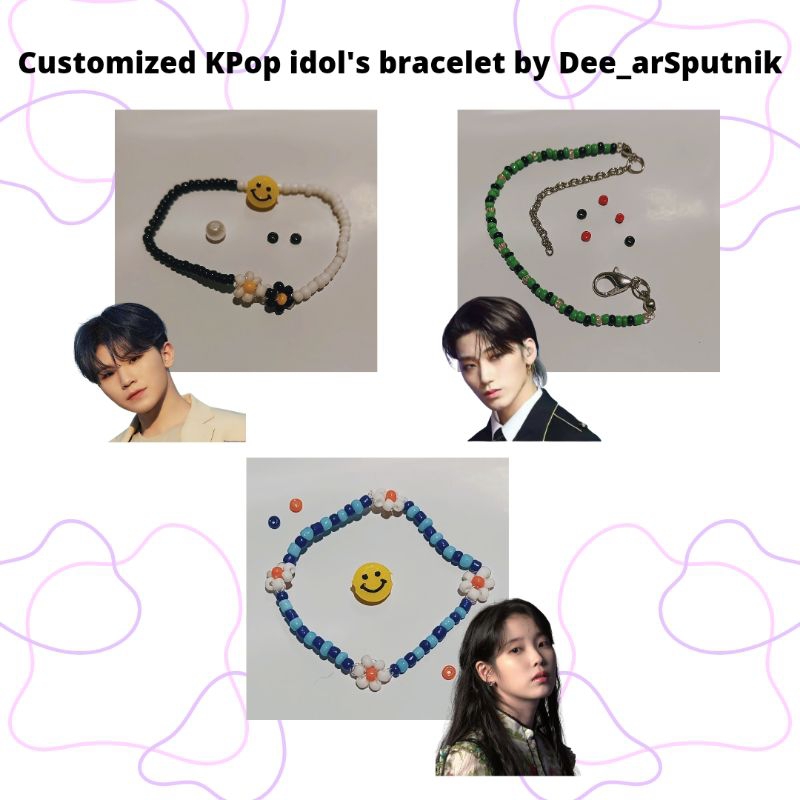 Custom Gelang Manik KPop Idol