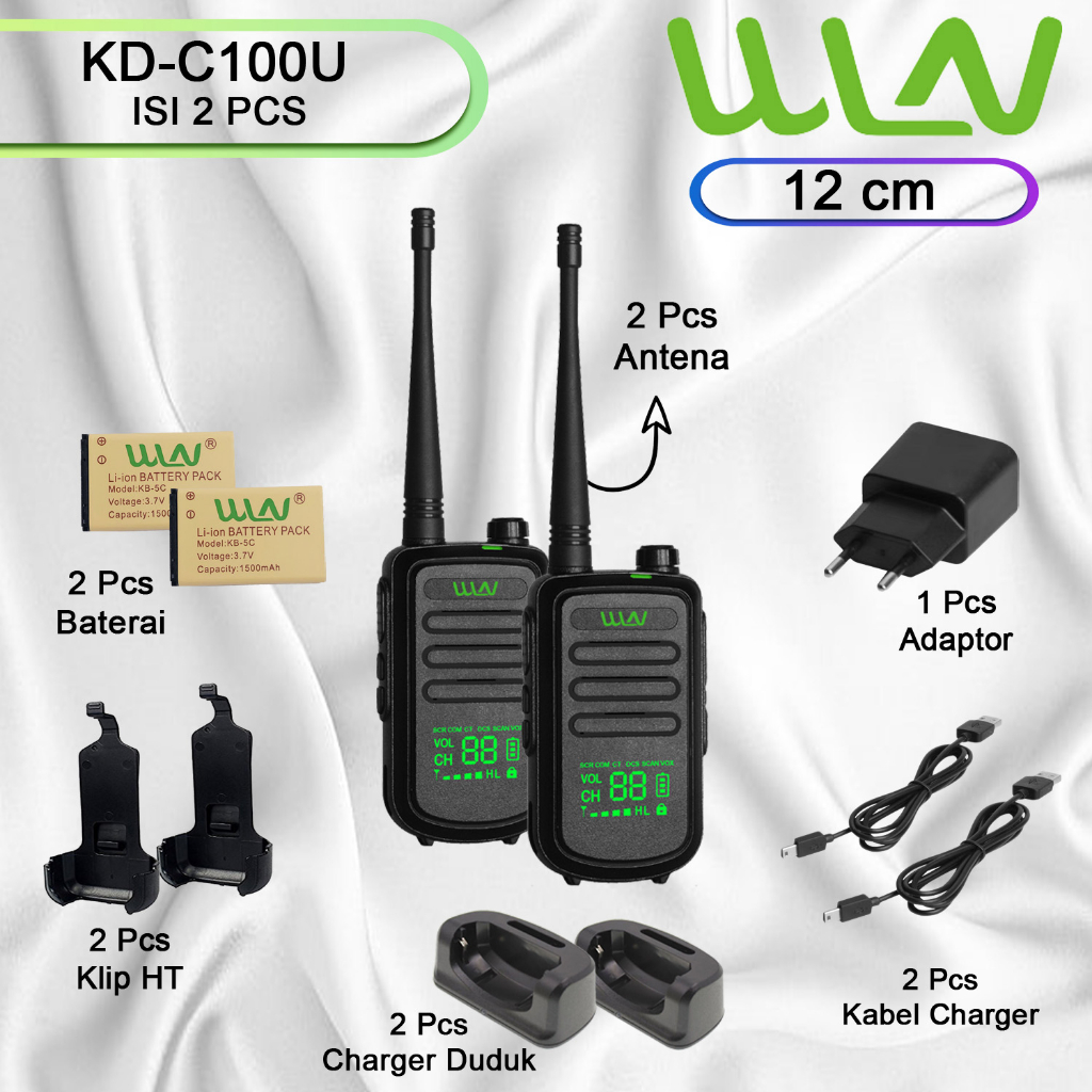 HT WLN KD-C100U ISI 2 PCS (LAYAR LED)