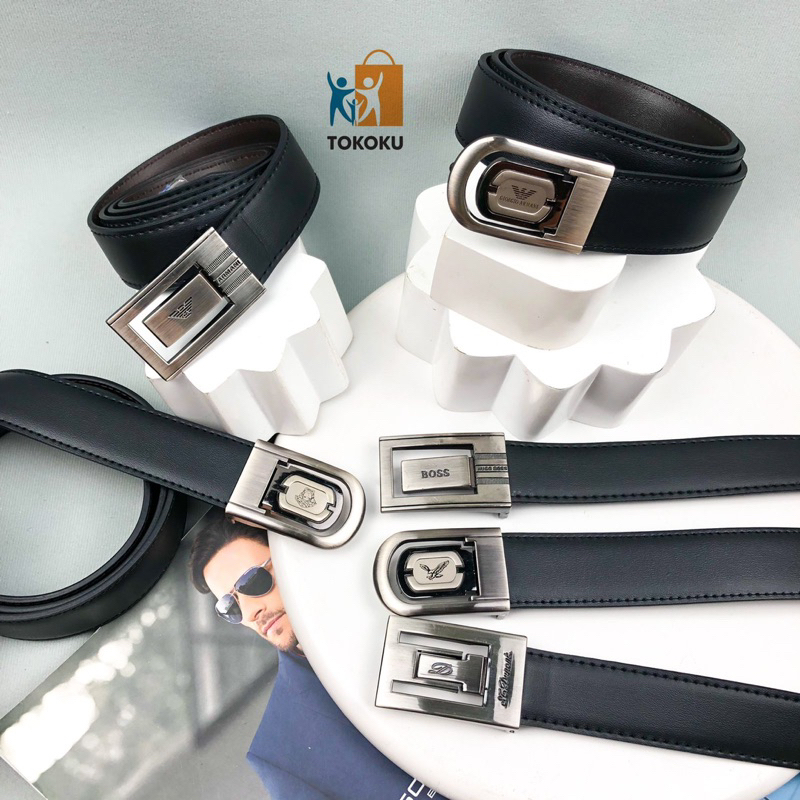 Ikat Pinggang Kantor Sabuk Kerja Jarum Sabuk Kulit PU -24