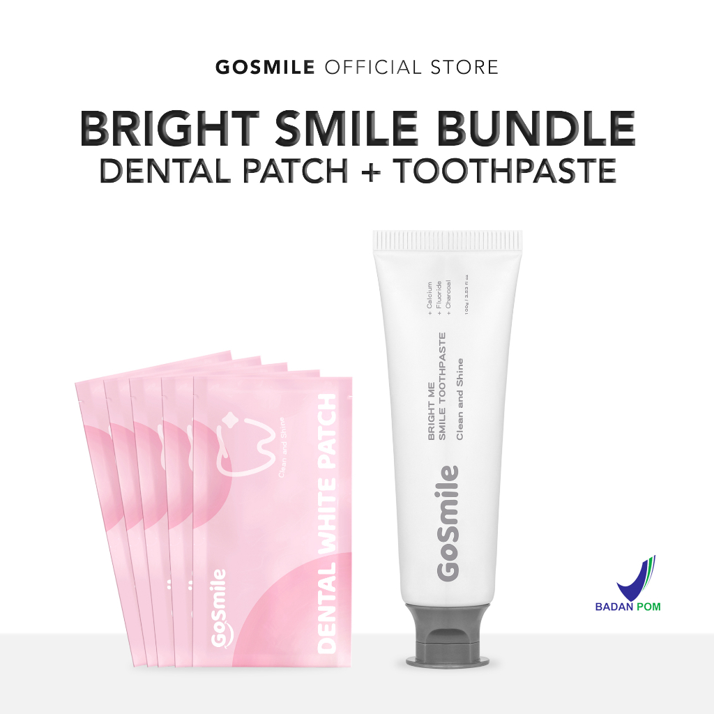 Go Smile BUNDLE Dental Patch dan Toothpaste - Toothcare Kit Lebih Hemat dan Murah