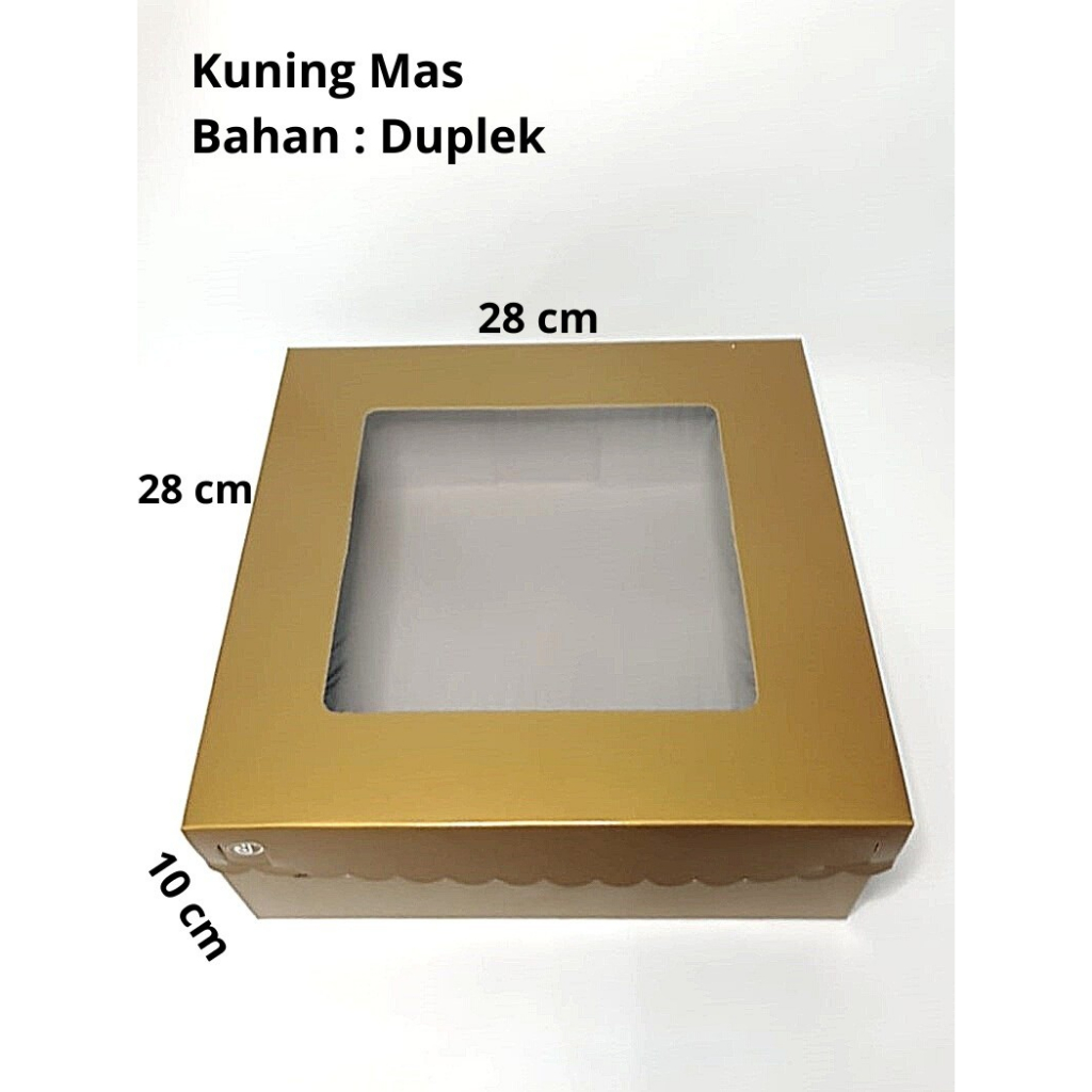 

Dus Gold Emas Box Gold Kue Bolu Brownies