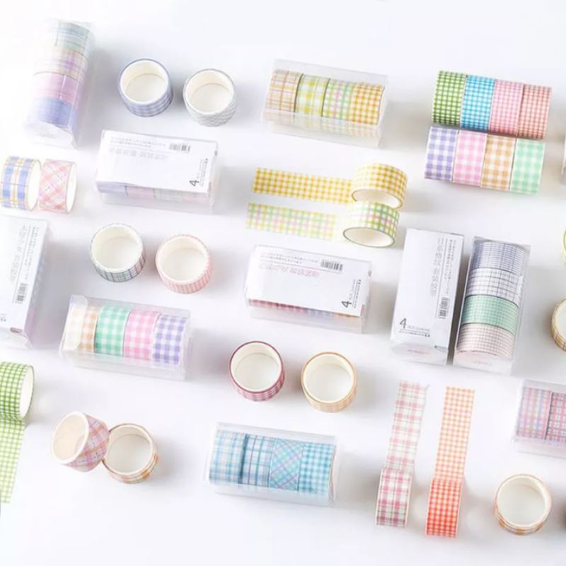

Washitape sample motif kotak-kotak