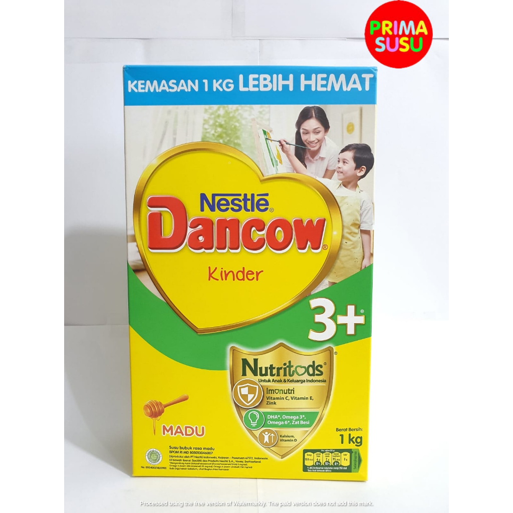 Dancow 3+ 1000gr Vanila, Madu