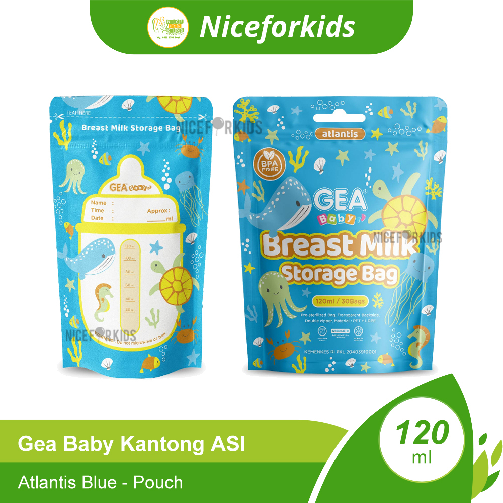 GEA Baby Kantong ASI / Kantong ASI 120 ml  Plastik ASI