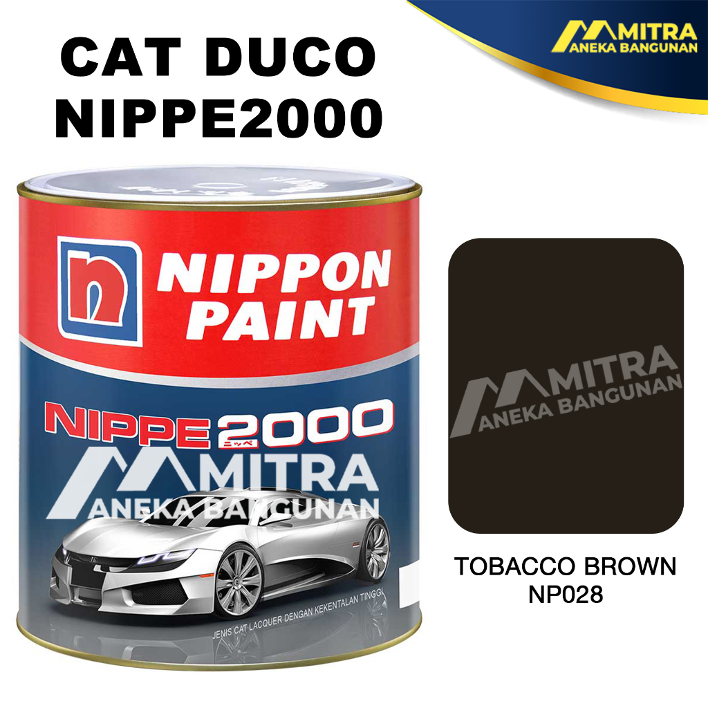 Promo Cat Duco Nippe 2000 1 Liter Np028 Tobacco Brown / Cat Mobil Cat Kayu Cat Besi Nippon Paint /