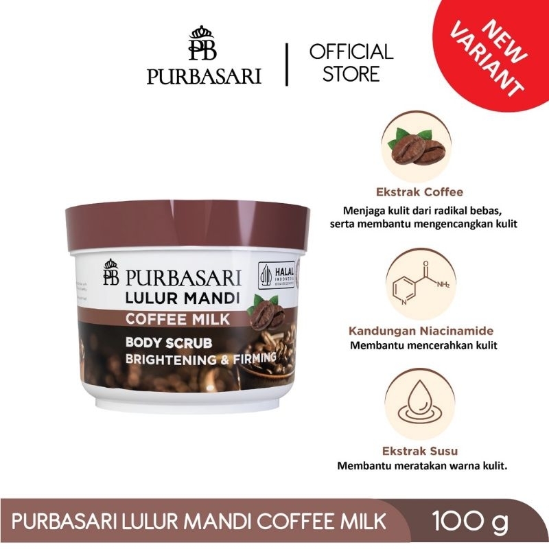 PURBASARI Body Scrub Lulur Mandi