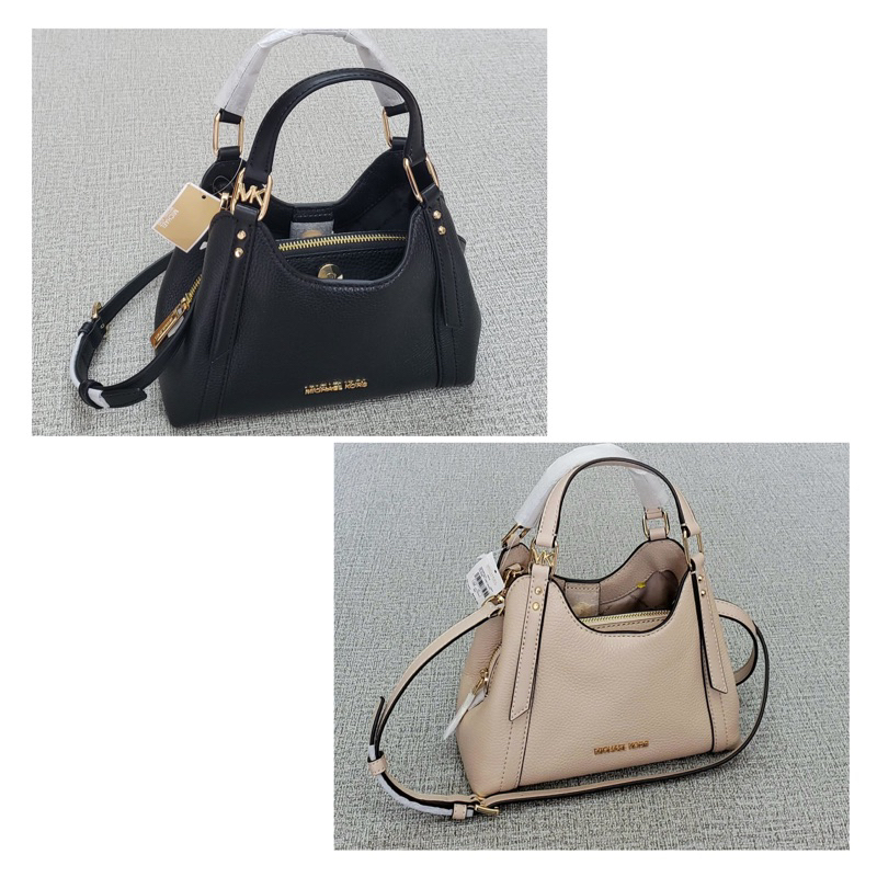 MK Arlo Small Triple Compartment Crossbody Leather