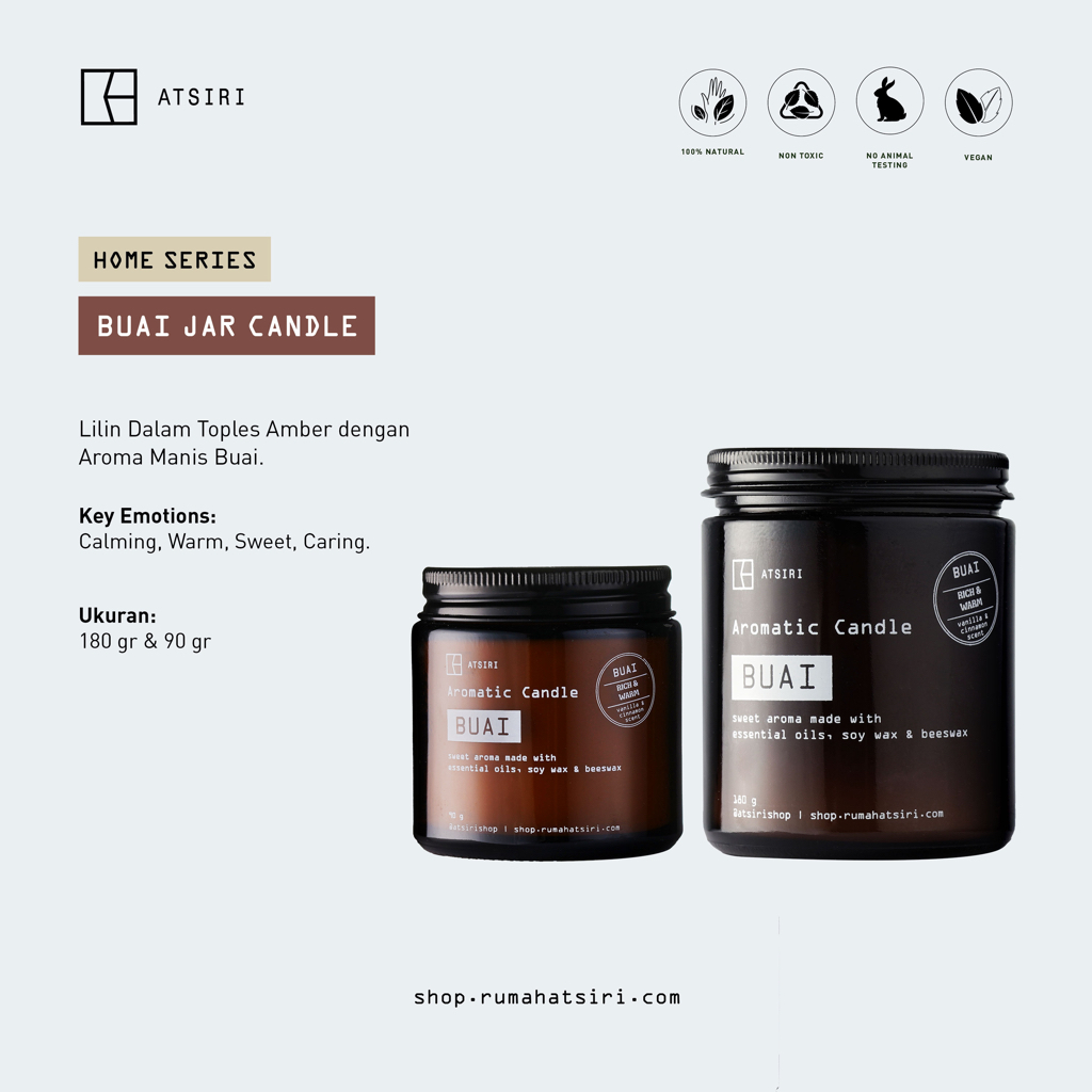 Jar Candle Buai - Rumah Atsiri