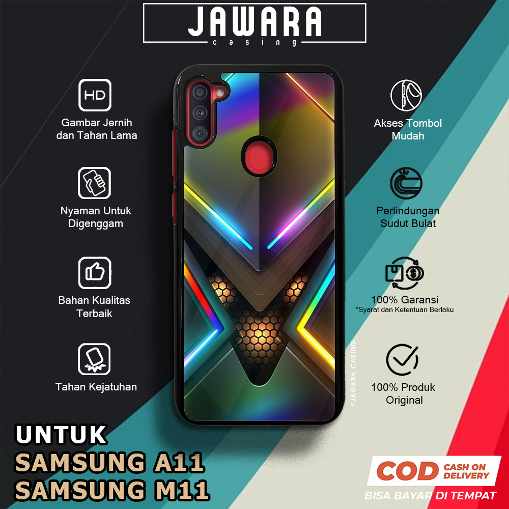 Case Samsung A11 M11 Casing Samsung A11 M11 Jawara Casing [GLXY] Case Glossy Case Aesthetic Custom C