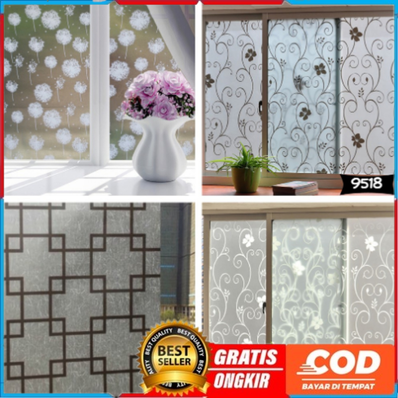 Wallpaper Stiker Kaca Masjid Wallpaper Stiker Jendela 45cmX5m Wallpaper