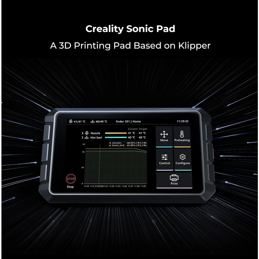 Creality Sonic Pad Ender Klipper Upgrade Fast Printing Wifi Connection