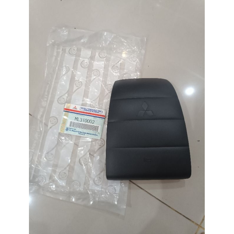 Tombol klakson stir ori Mitsubishi Canter, cover tutup stiur, knop