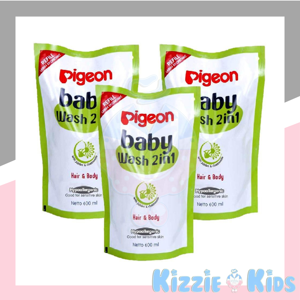 Pigeon Refill Baby Wash 2in1 Buy 2 Get 1 Free - 600ml