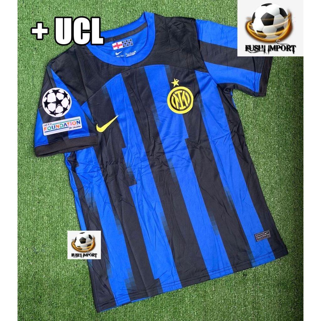 Jersey Baju Bola Inter Home Full Patch 2023 2024 Grade Ori