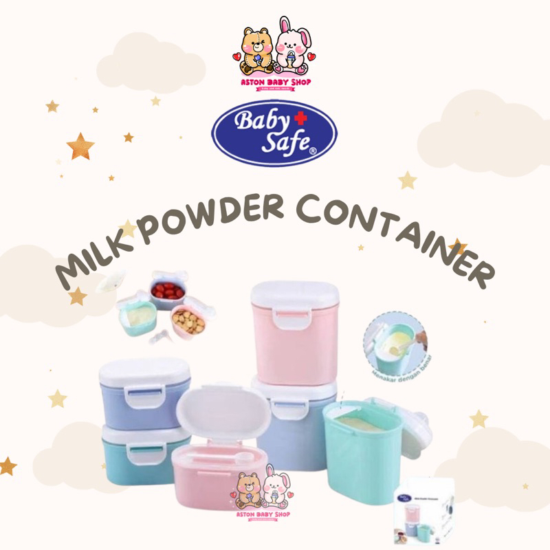 Baby Safe Milk Powder Container 400 ml &amp; 800 ml Kotak penyimpanan susu bubuk