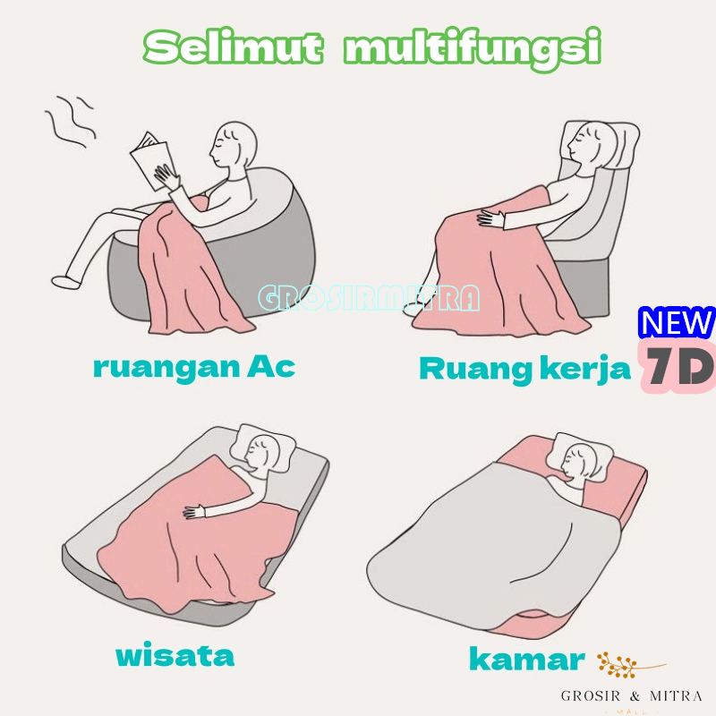 Selimut Dewasa Selimut Jumbo Selimut Tebal Unisex Bulu Halus Ukuran 180x200cm Perlengkapan Kamar Tidur Aestetic Berkualitas Nyaman Lembut Tidak Panas Terlaris Selimut Murah Selimut 7D