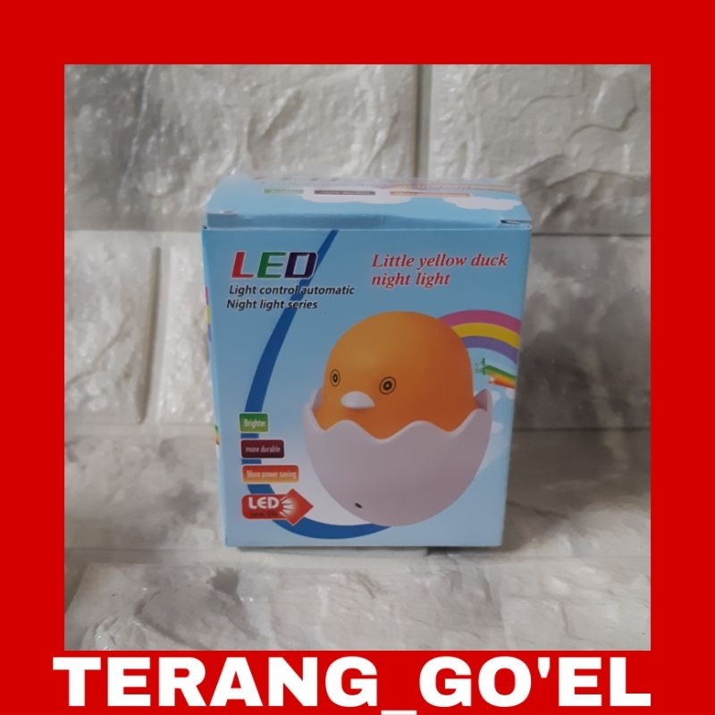 LAMPU TELUR AYAM / LAMPU TIDUR LED KAMAR DEKORASI MODEL AYAM / LAMPU SENSOR EVATECH