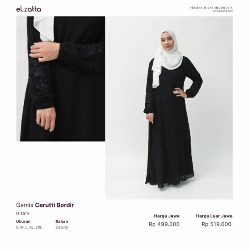 Elzatta Gamis Cerutti Bordir