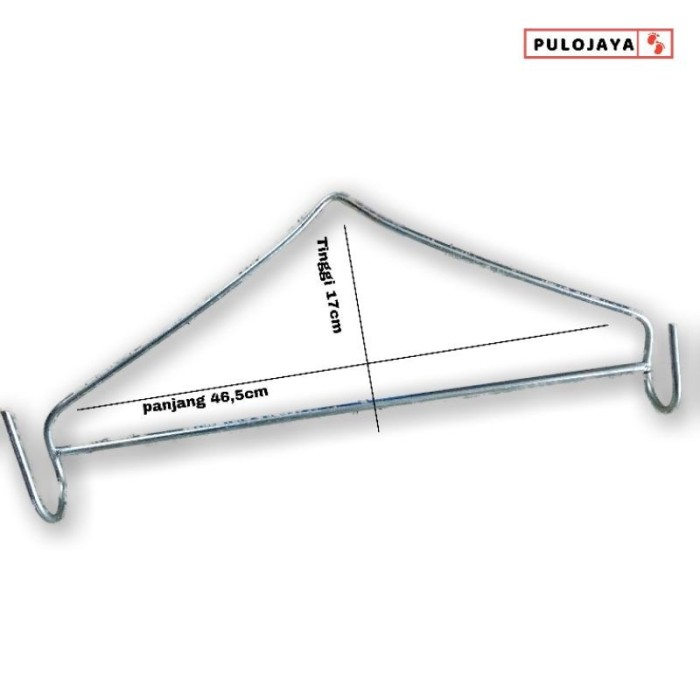 Besi Gantungan Segitiga Ayunan Bayi Besi Hanger ayunan joeyi / hanger ayunan bayi / besi penyangga a