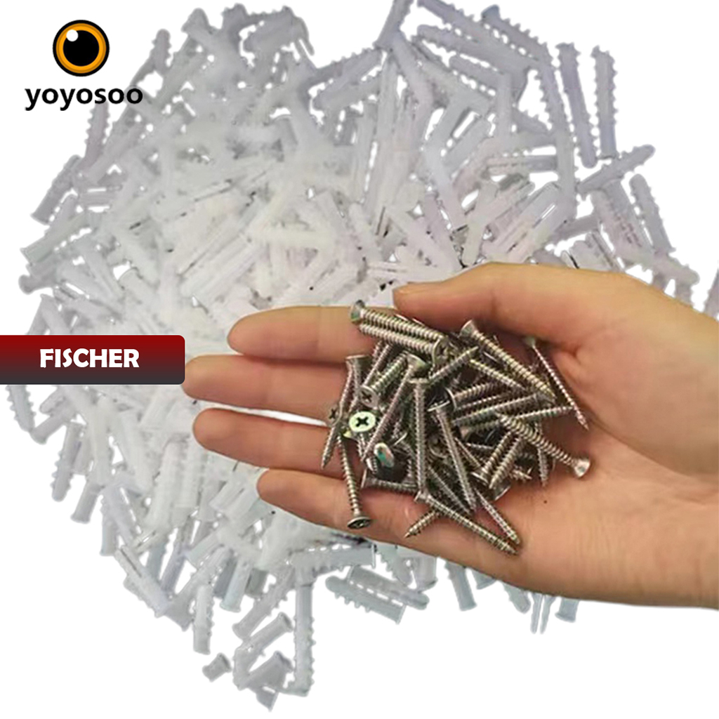 Paku Penahan Beban Dinding Fischer isi 25pcs - YOYOSOO