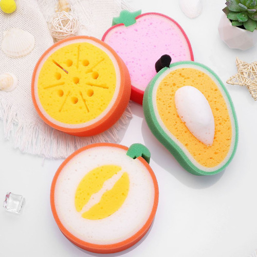 [DEASTORE] SPONS BUSA CUCI PIRING SPON MANDI KARAKTER BUAH TEBAL AWET DAN SERBAGUNA- FRUIT BATH SPONGE - BUSA PEMBERSIH AJAIB MULTIFUNGSI