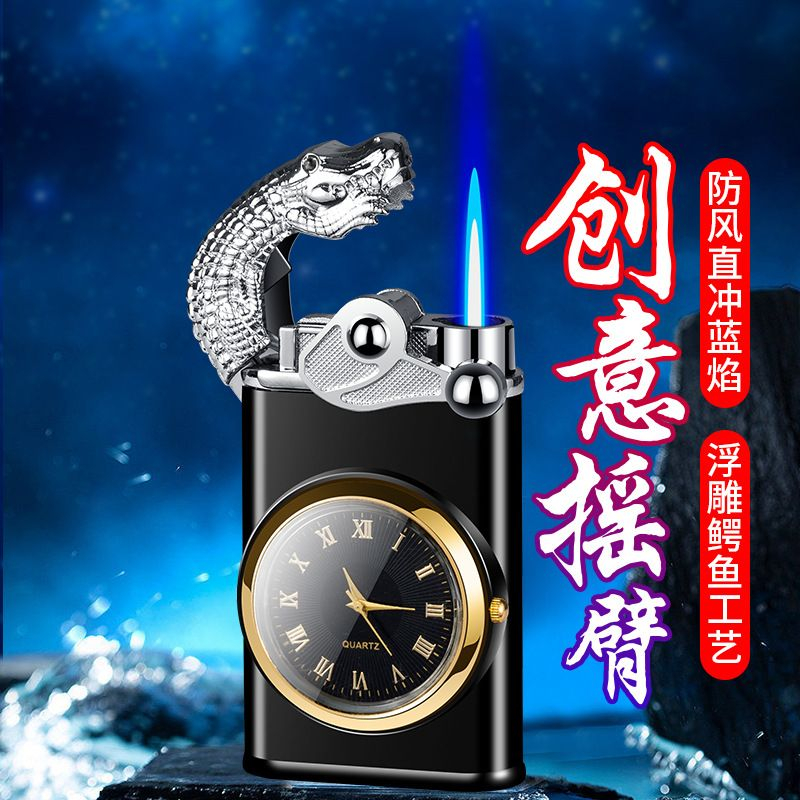 Mancis Korek Api Bara Model Jam Watch Lighter 2 Api Unik Murah Refill