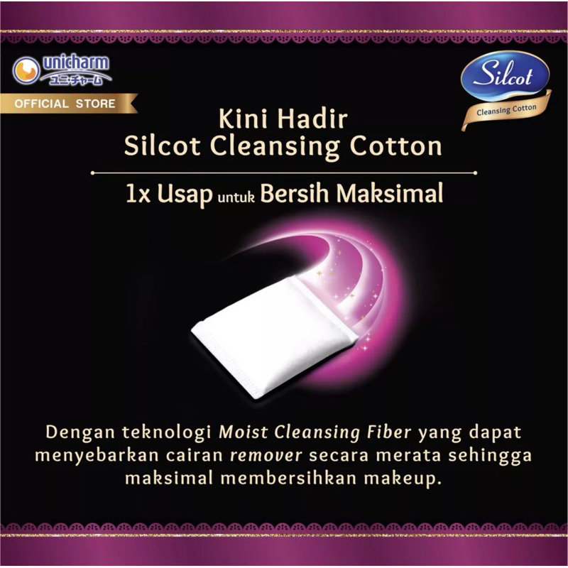 Silcot Cleansing Cotton Kapas Pembersih Make Up 82pcs Original COD