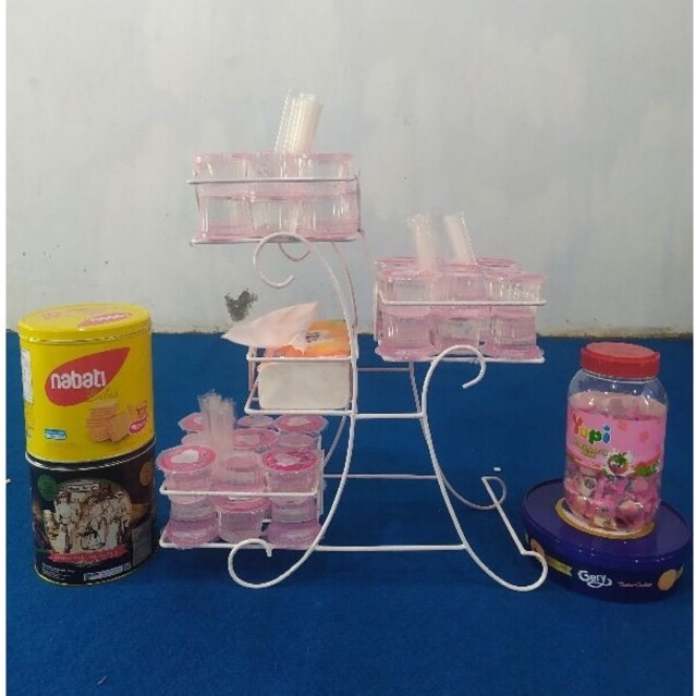 RAK MINUMAN / RAK AQUA GELAS / RAK TISU