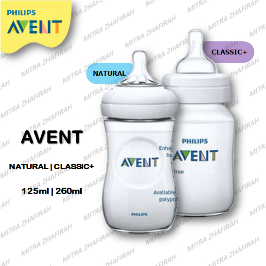 [bisa COD] PHILIPS AVENT NATURAL 125ml 260ml | Philips Avent CLASSIC PLUS 125ml 260ml