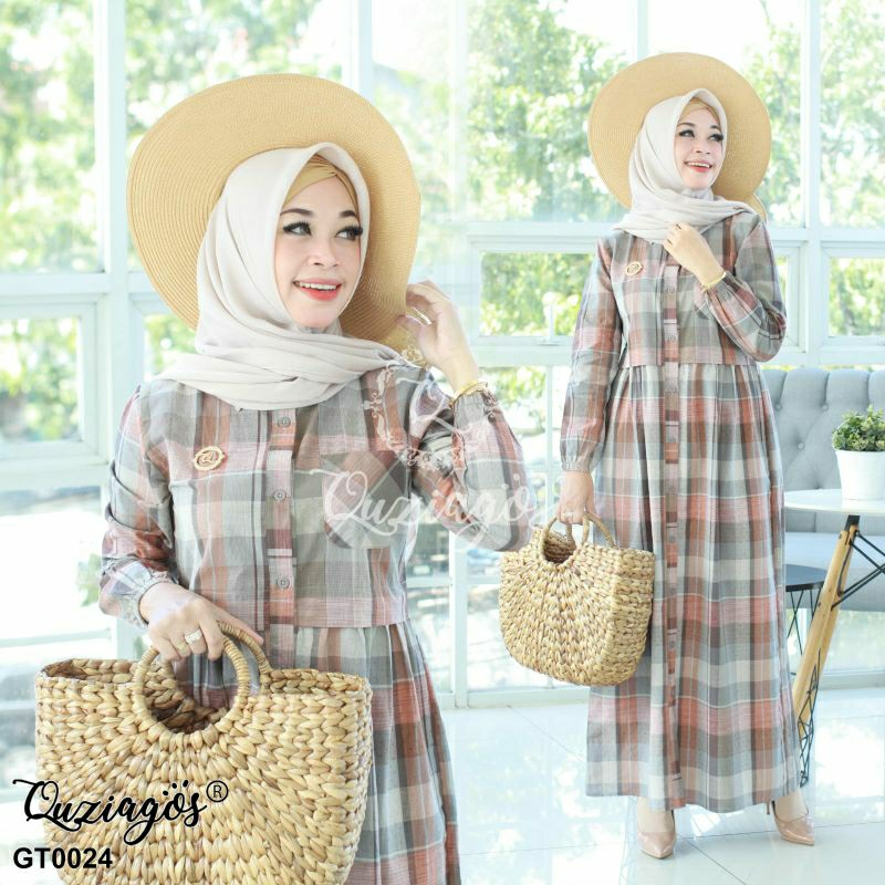 QUZIAGOS GAMIS KATUN TRISET PREMIUM/ BUSUI Dress