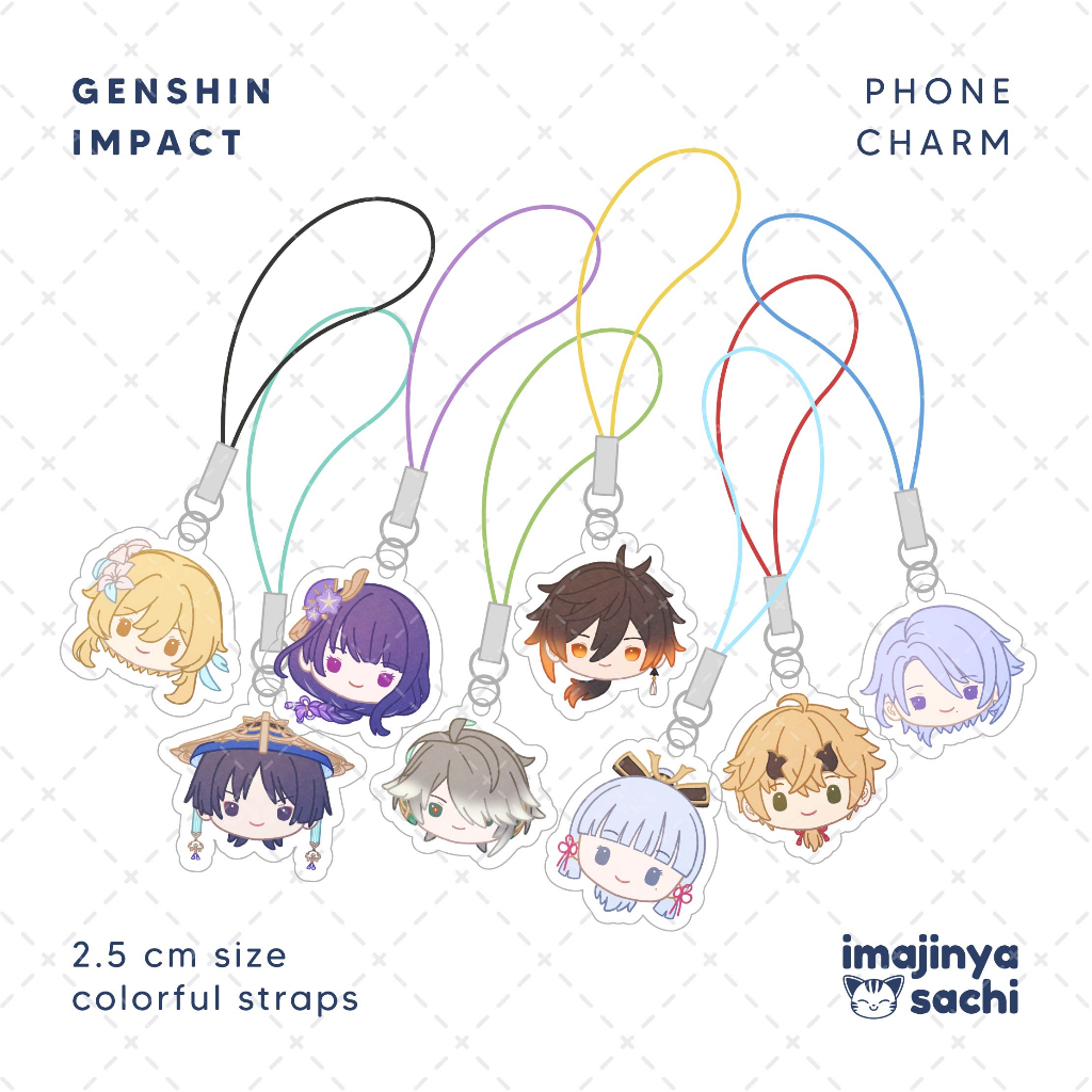 [ imajinyasachi ] Genshin Impact Phone Strap Charm