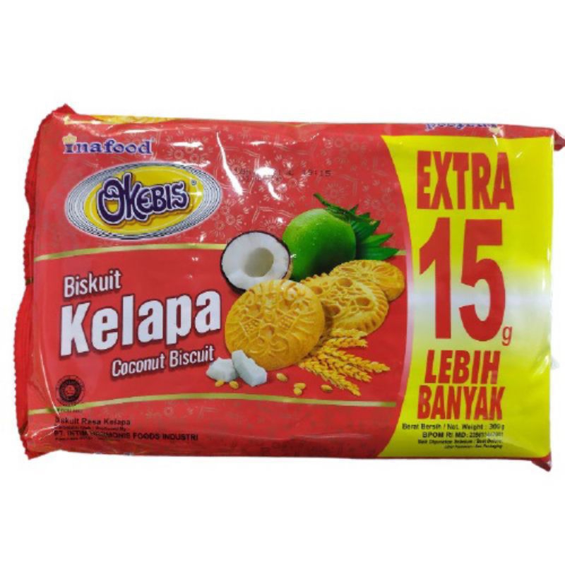 

Biskuit Kelapa Okebis Inafood 315 Gram