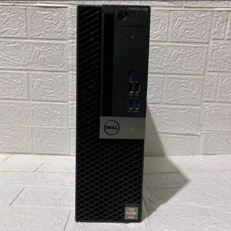 PC DELL OPTIPLEX 5055 SFF RYZEN 5 PRO 2400G RAM 32 GB SSD 512GB MURAH LEBAY