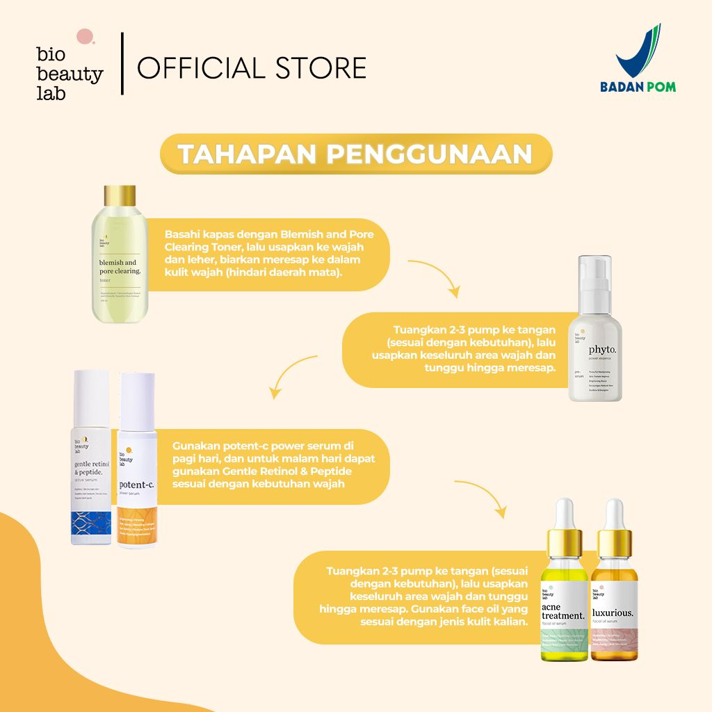 Bio Beauty Lab Blemish and Pore Clearing Toner Wajah Muka 150ml