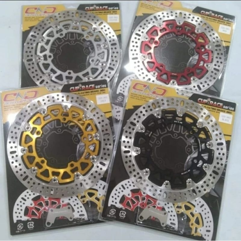 PIRINGAN CAKRAM DEPAN NINJA 250 FI  LUBANG BAUT 5 320MM DELKEVIC 250 FI BELAKANG