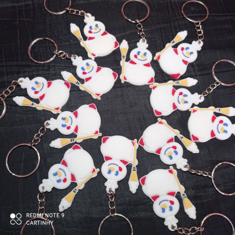 gantungan kunci mixue karet &amp; resin varian ganci#cartinhy
