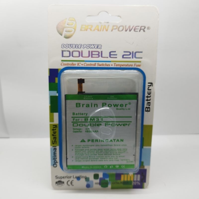 BATERAI BATRE XIAOMI MI 3 BM31 MERK BRAIN POWER 4800 MAH