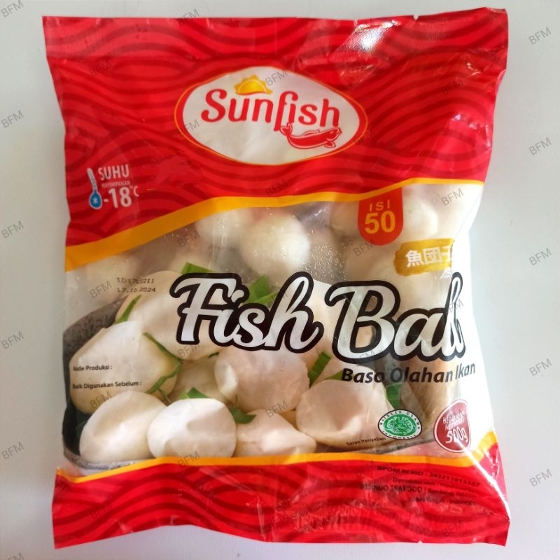 

Sunfish Fish Ball M (50 Pcs) 500 Gr